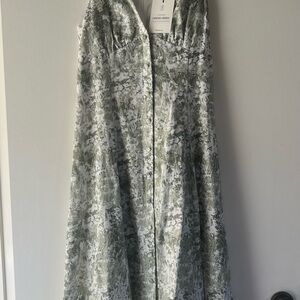 Reformation Sebastian linen dress size 6 NWT